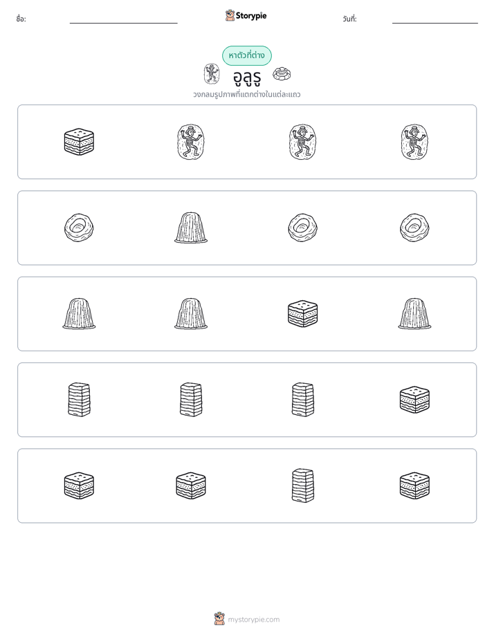 ตัวที่แตกต่าง