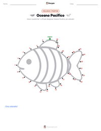 Anteprima della scheda stampabile di Oceano Pacifico