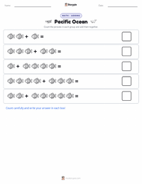 Pacific Ocean printable worksheet preview