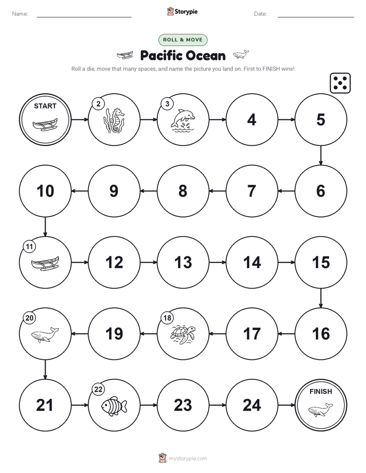 Roll & Move Game