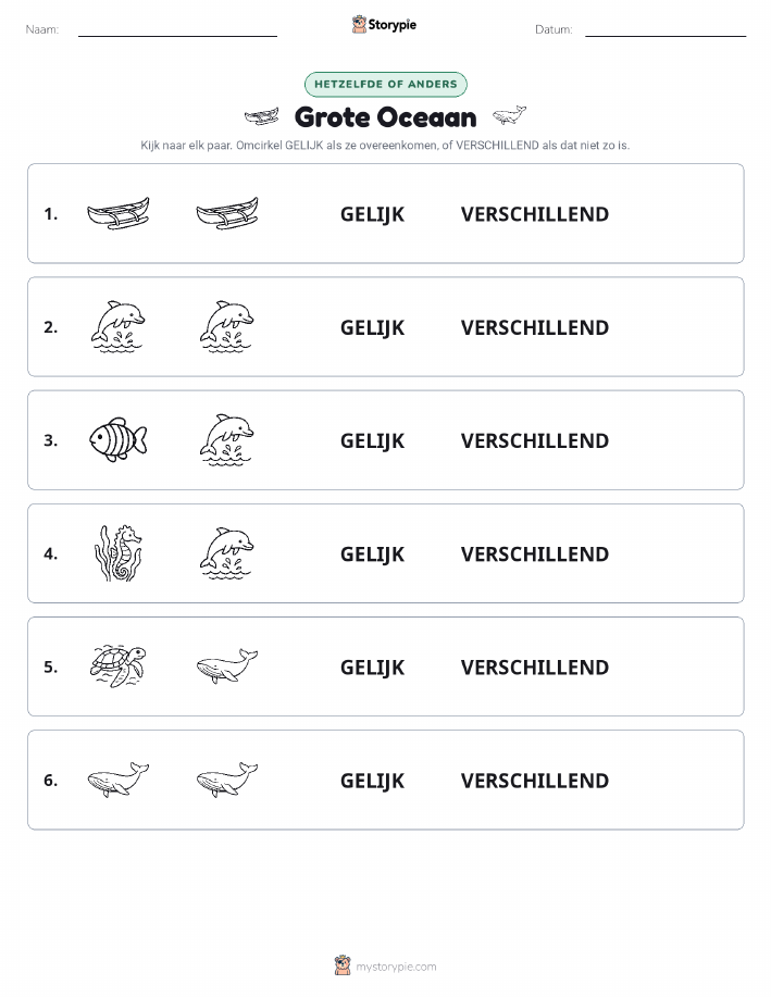 Zelfde of Verschillend