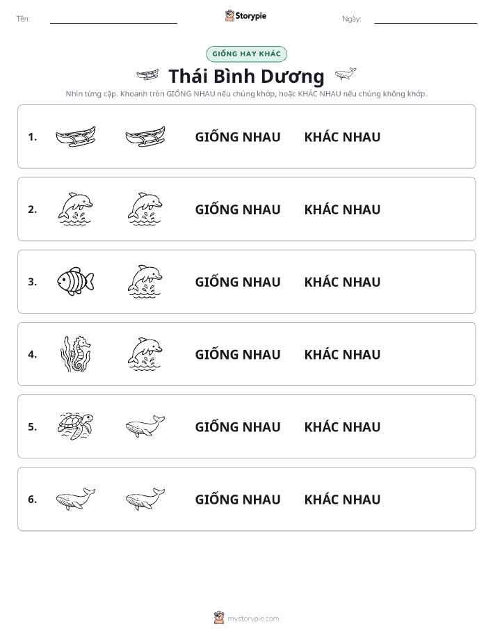 Giống Hay Khác