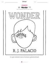 Wonder (roman) kleurplaat voor kinderen