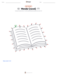 Wonder (novel) printable worksheet preview