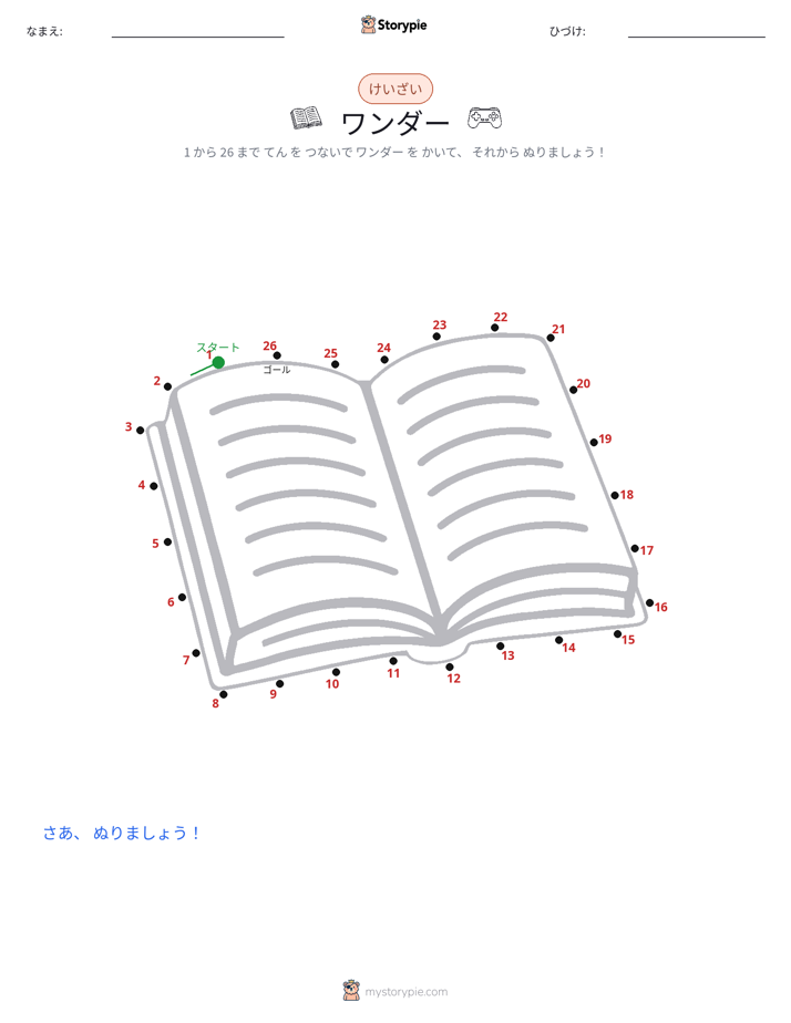 点つなぎ