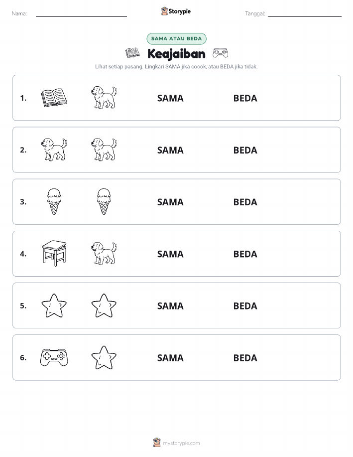 Sama atau Berbeda