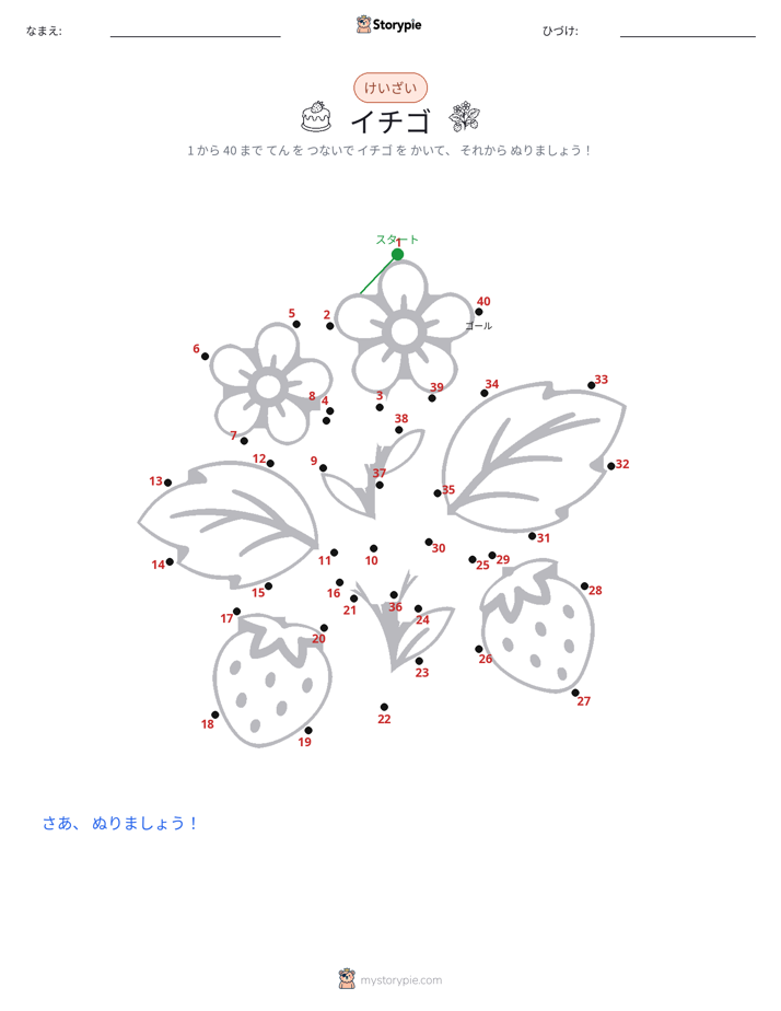 点つなぎ