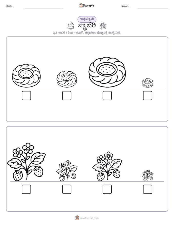ಗಾತ್ರ ಕ್ರಮ