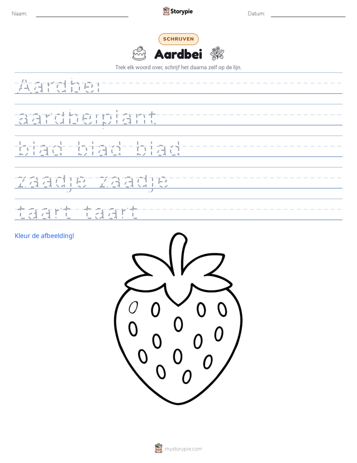 Schrijf Oefening