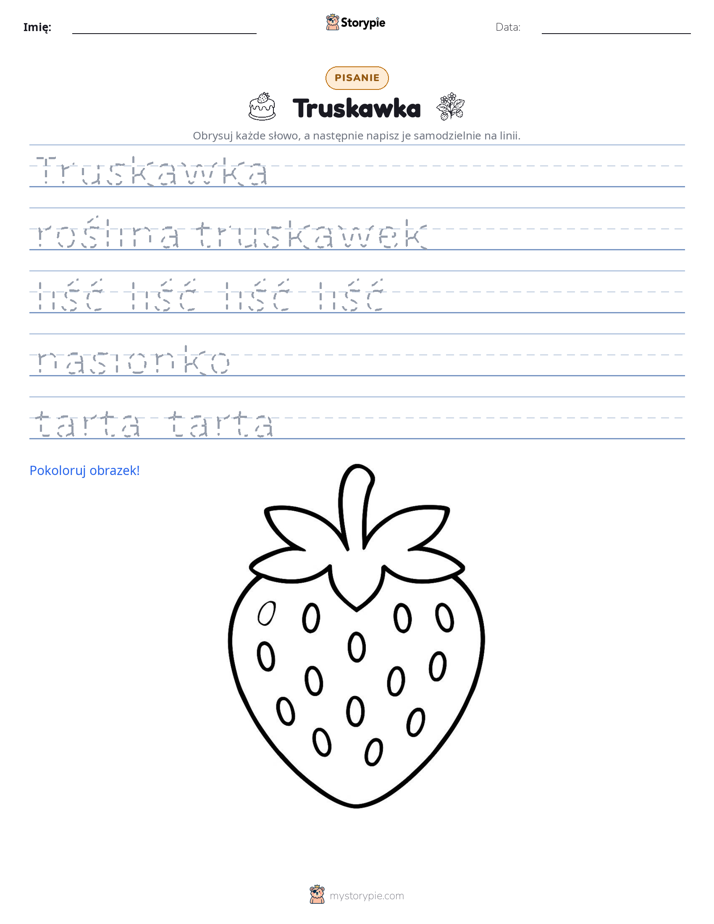 Ćwiczenie Pisania
