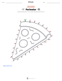 Perimeter printable worksheet preview