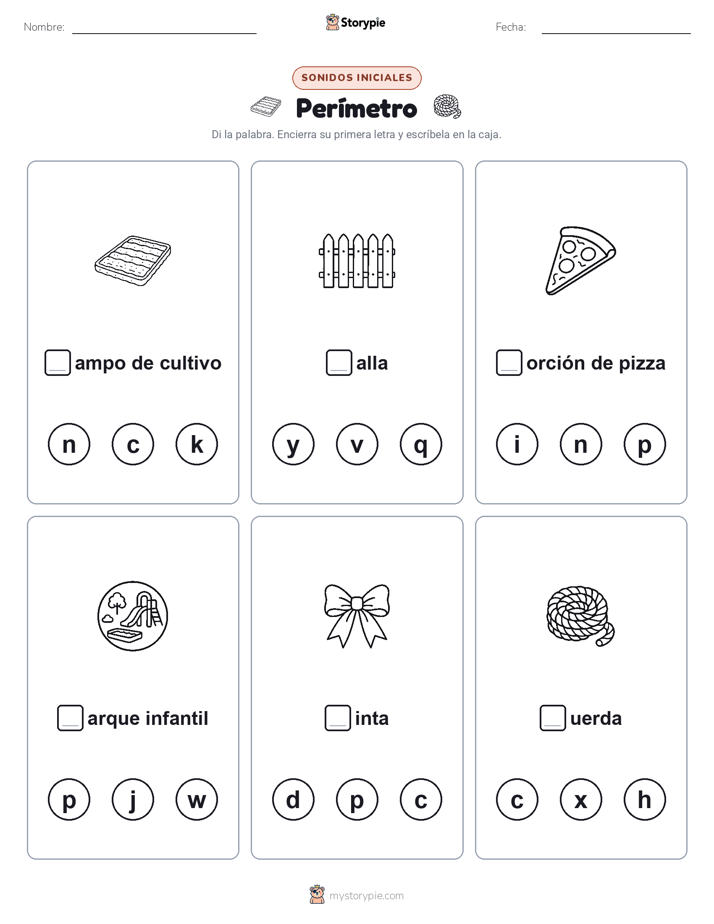 Sonidos Iniciales