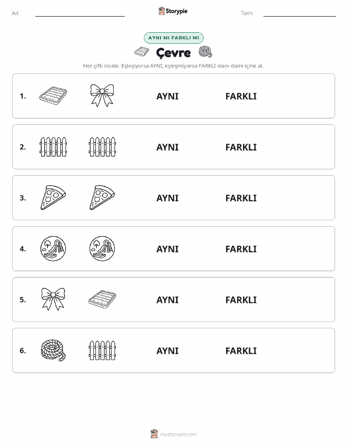 Aynı mı Farklı mı