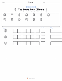 The Empty Pot - Chinese printable worksheet preview