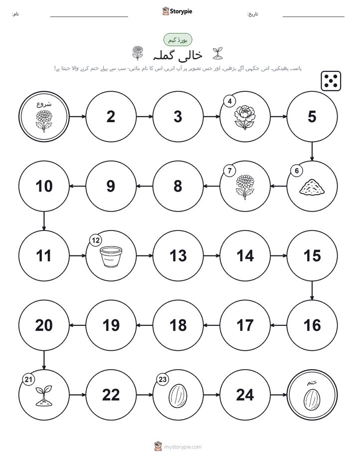 رول اور منتقل کریں کھیل