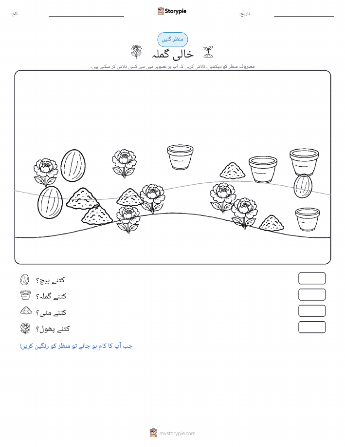 گنتی کا منظر