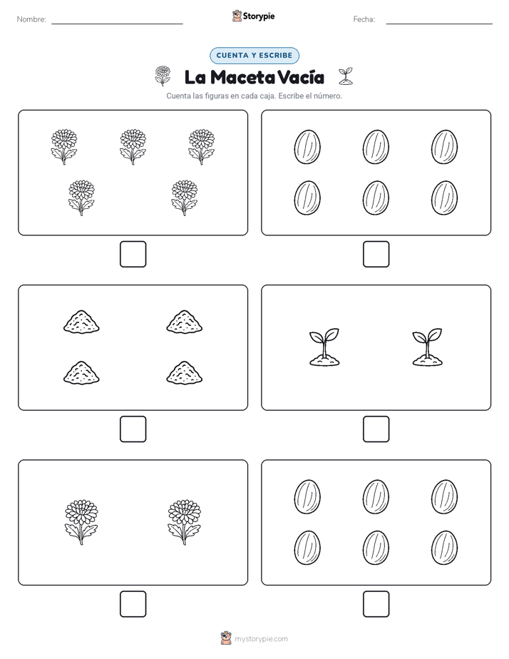 Cuenta y Escribe
