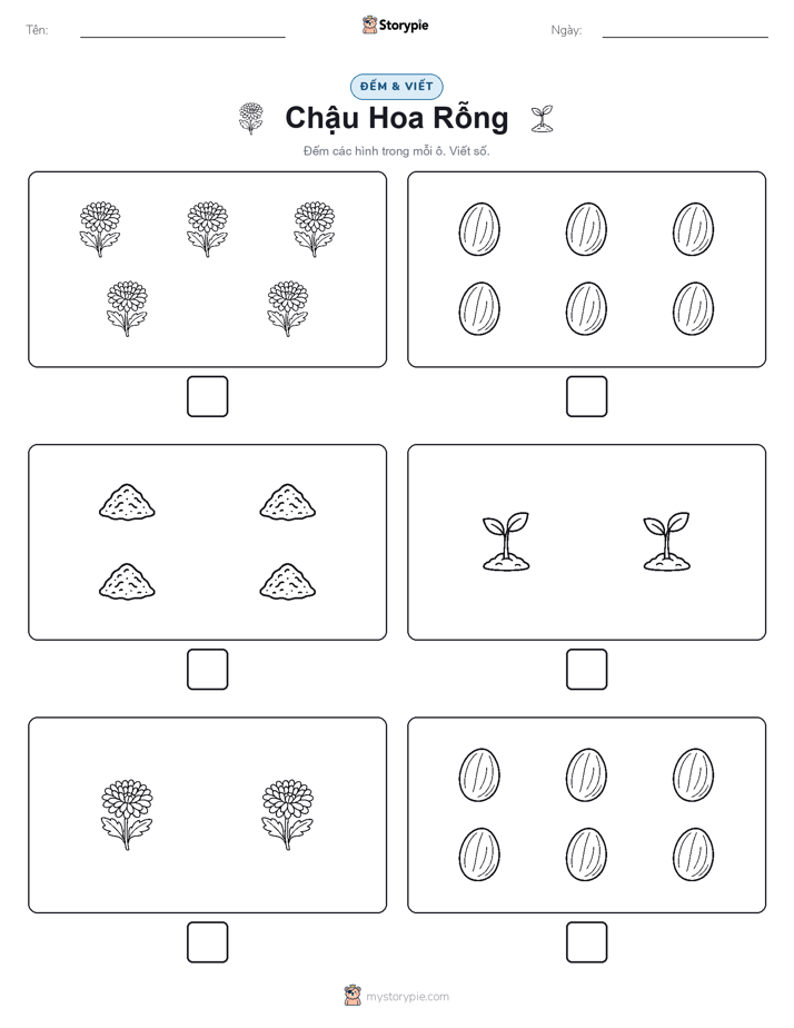 Đếm & Viết