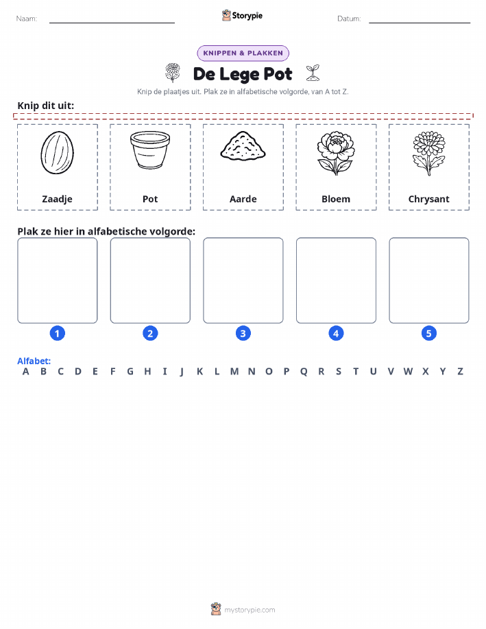 Knip & Plak Alfabet