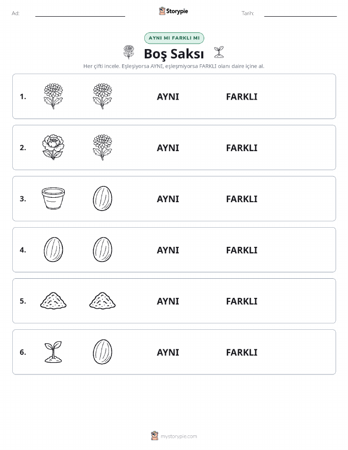 Aynı mı Farklı mı