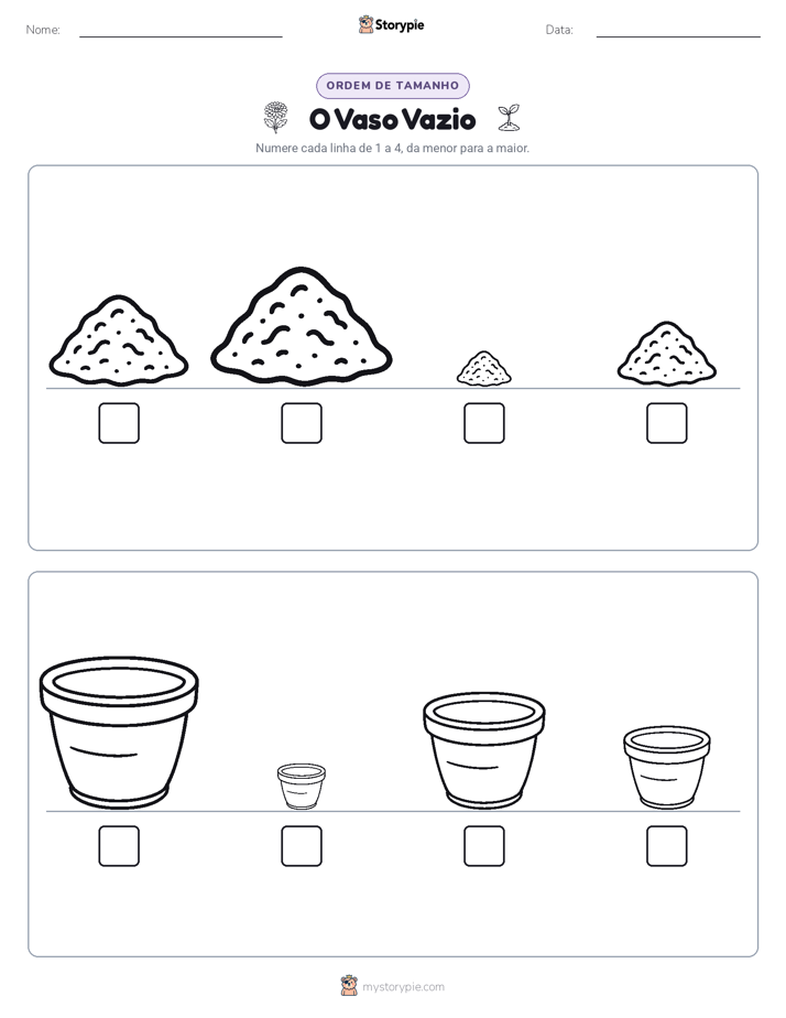 Ordem de Tamanho