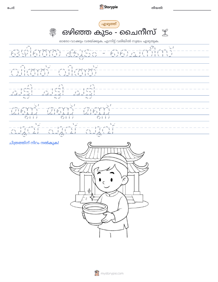 എഴുത്ത് പരിശീലനം