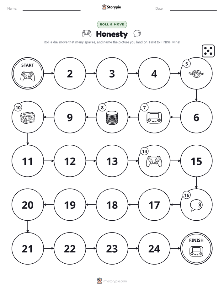 Roll & Move Game