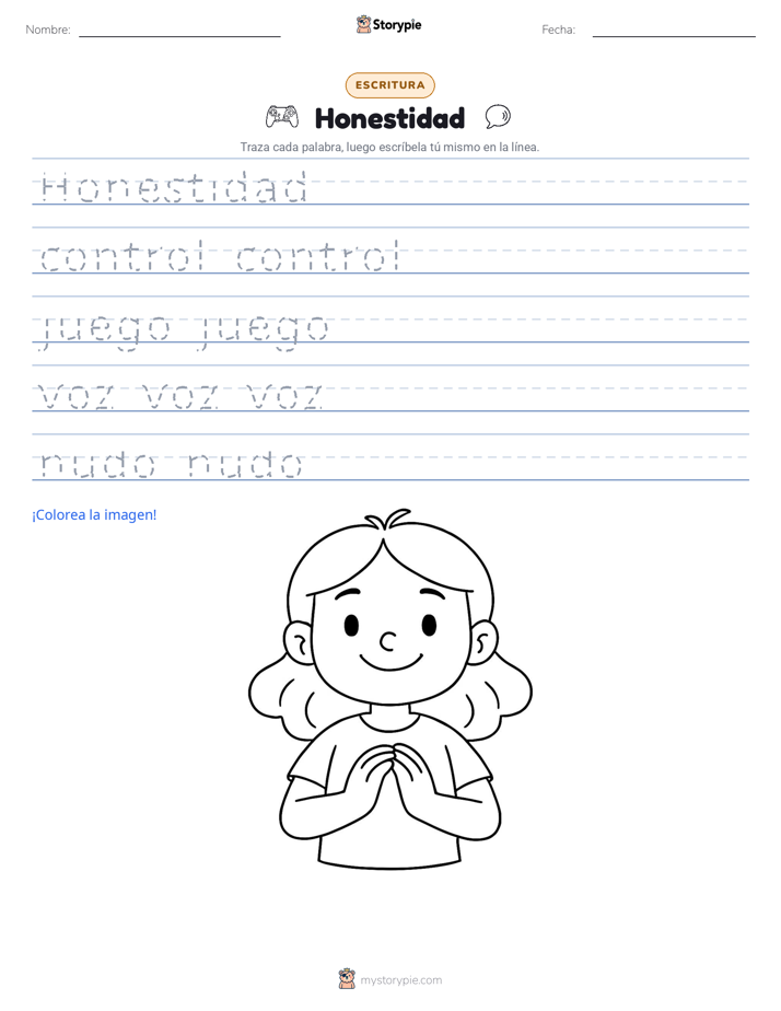 Práctica de Escritura