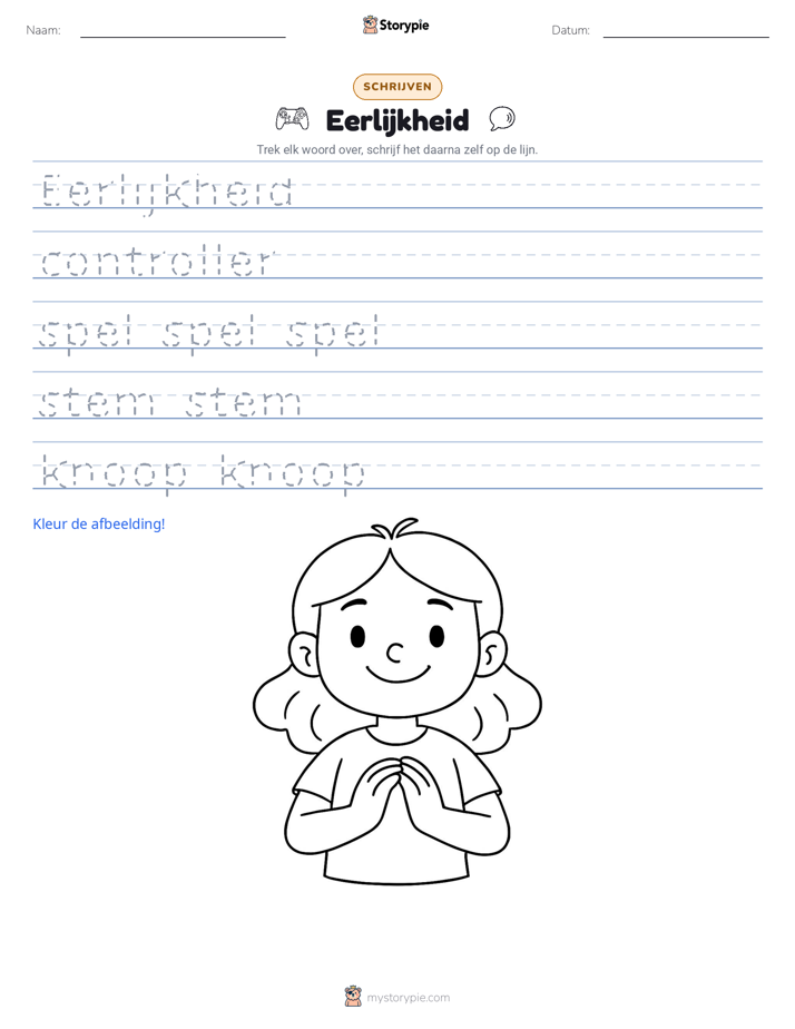 Schrijf Oefening