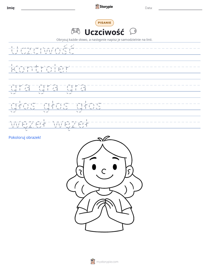 Ćwiczenie Pisania