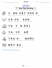 Xem trước tài liệu in sẵn Đại Tây Dương