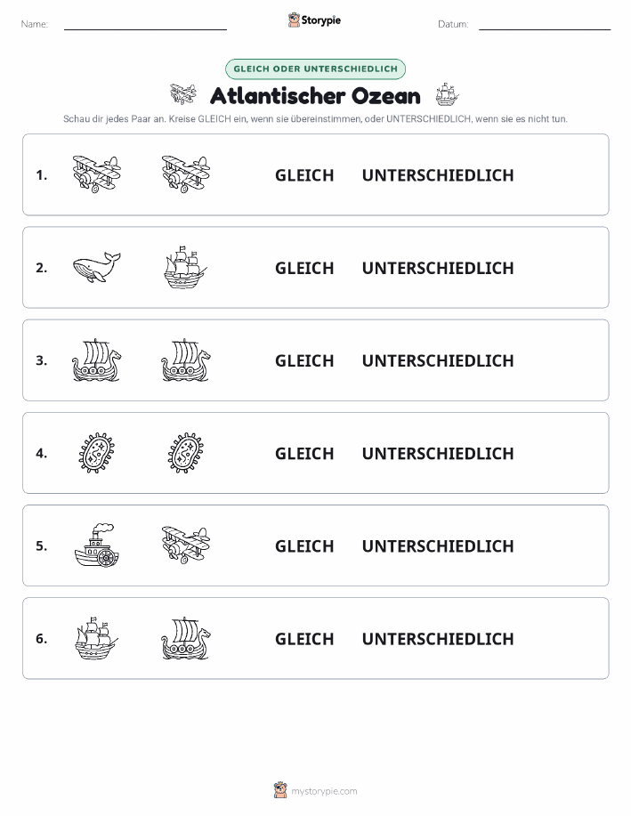 Gleich oder Anders