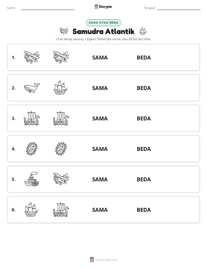 Sama atau Berbeda