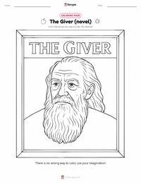 The Giver (novel) printable worksheet preview