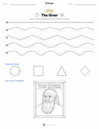 Anteprima della scheda stampabile di The Giver (romanzo)