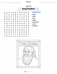 Prabaca lembar kerja cetak The Giver (novel)