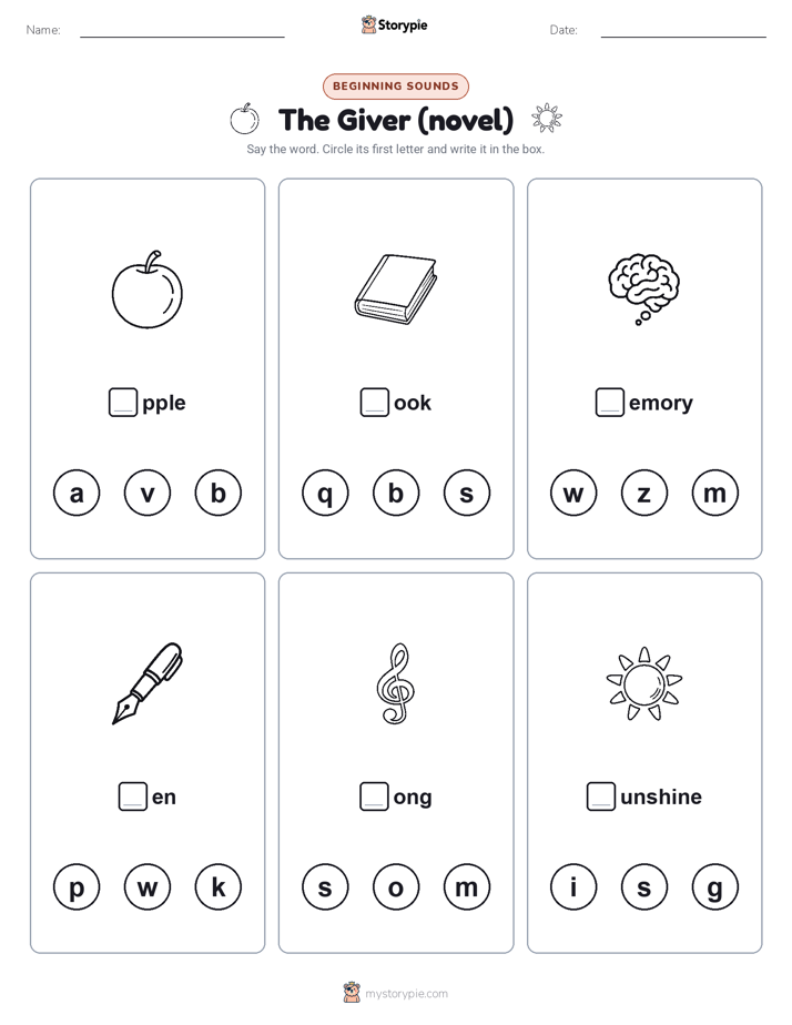 Beginning Sounds