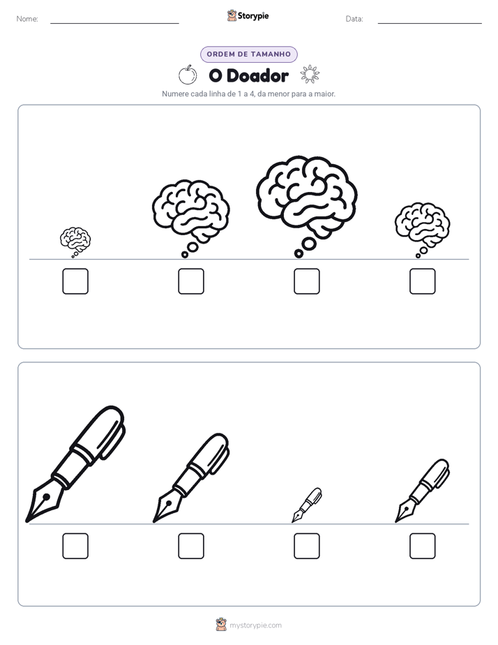 Ordem de Tamanho