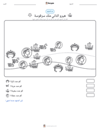 معاينة ورقة العمل القابلة للطباعة هيرو الثاني ملك سرقوسة