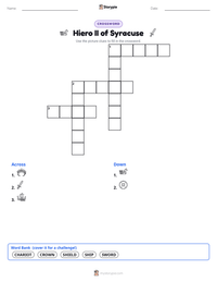 Hiero II of Syracuse printable worksheet preview