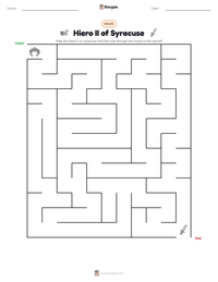 Hiero II of Syracuse printable worksheet preview