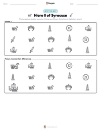 Hiero II of Syracuse printable worksheet preview