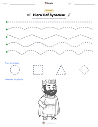 Hiero II of Syracuse printable worksheet preview