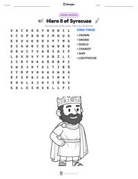 Hiero II of Syracuse printable worksheet preview