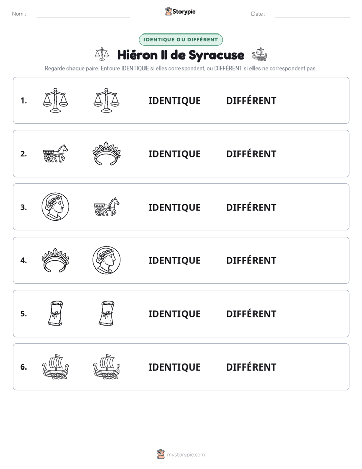 Identique ou Différent