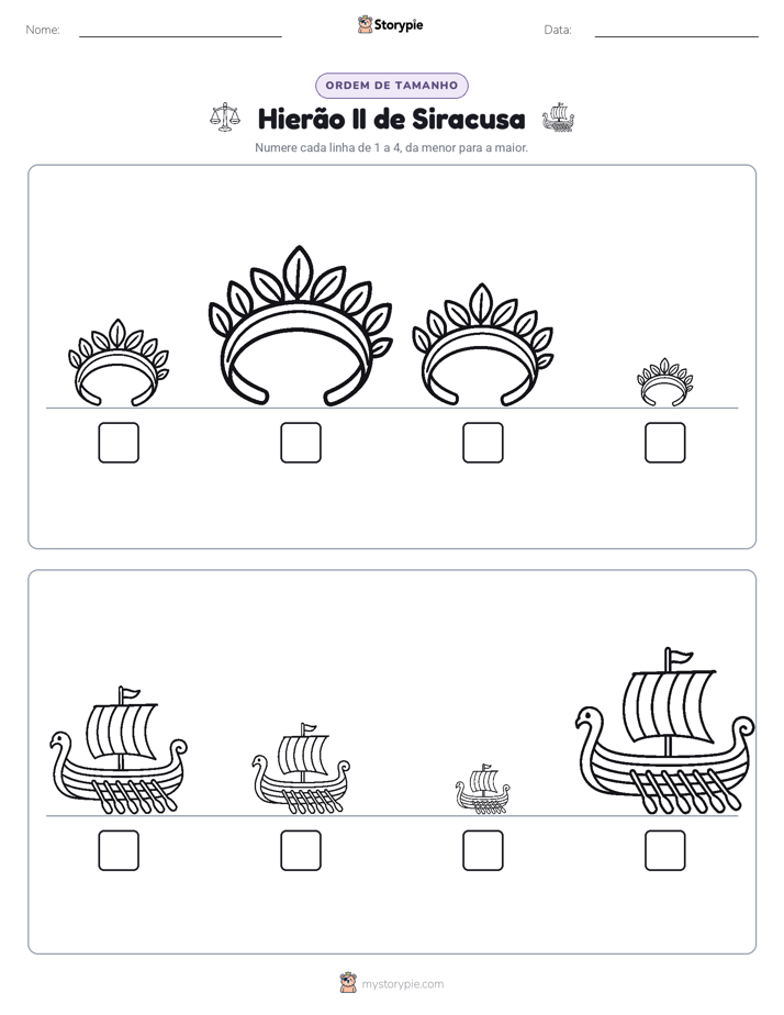 Ordem de Tamanho