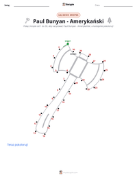 Podgląd drukowalnego arkusza ćwiczeń Paul Bunyan - Amerykański