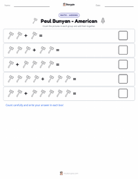 Paul Bunyan - American printable worksheet preview