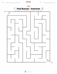 Paul Bunyan - American printable worksheet preview