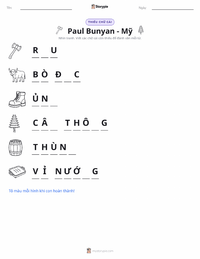 Xem trước tài liệu in sẵn Paul Bunyan - Người Mỹ